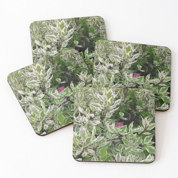 Item preview, Beautiful plants with leaves in green and white designed and sold by mariya-ivanova.