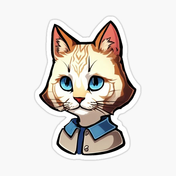 Distinguished Kitties - Leo Sticker