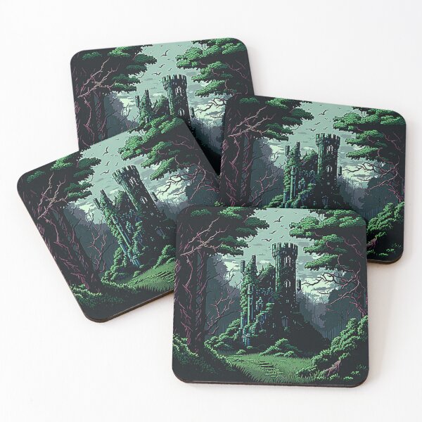 Item preview, Abandoned Castle Pixel Art designed and sold by AxeWave.
