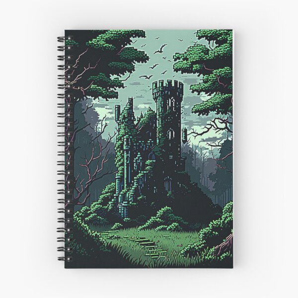 Item preview, Abandoned Castle Pixel Art designed and sold by AxeWave.