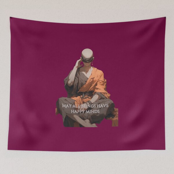 Item preview, Blind Monk Guiding to Happiness designed and sold by Railvas.