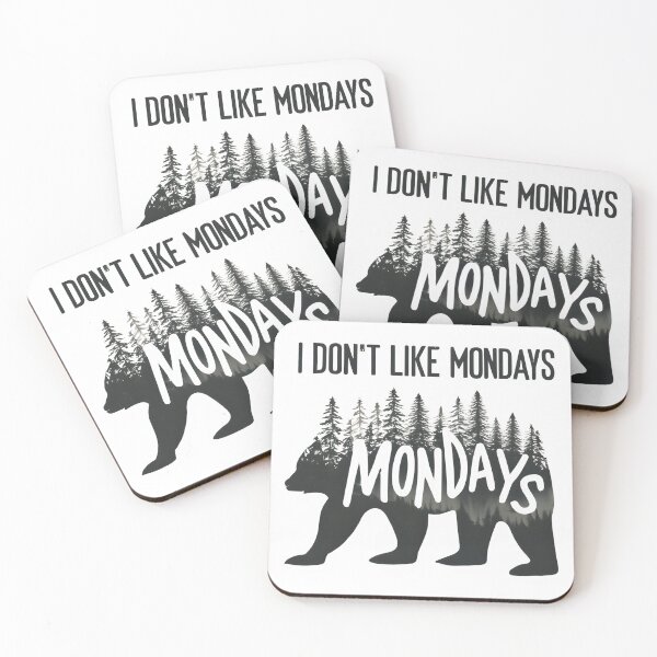 Item preview, i don't like mondays. designed and sold by ratchawoot.