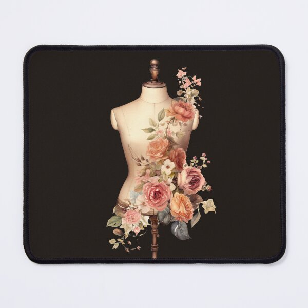 Item preview, Vintage Floral Tailor Bust designed and sold by Stitch & Thread Studio.
