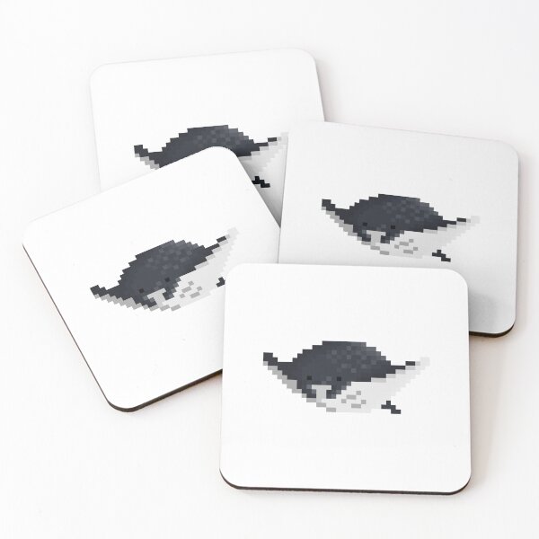 Item preview, Pixel Manta Ray designed and sold by EdsOnToast.