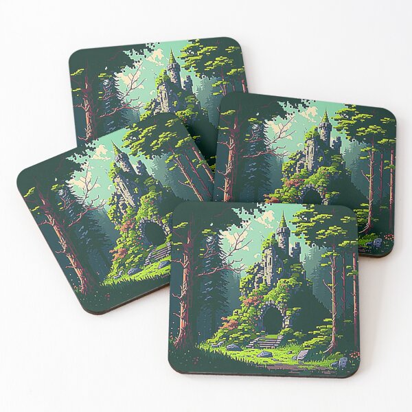 Item preview, Abandoned Castle Pixel Art designed and sold by AxeWave.
