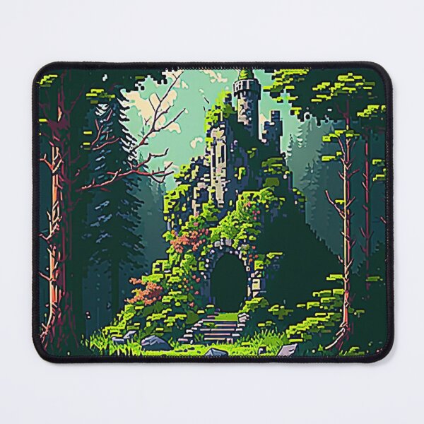 Item preview, Abandoned Castle Pixel Art designed and sold by AxeWave.