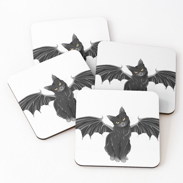Item preview, Evil black bat cat  designed and sold by luvrest.
