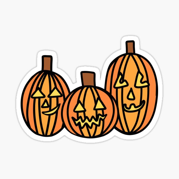 Item preview, Halloween Jack O Lantern Pumpkin Set Doodle, made by EndlessEmporium designed and sold by EndlessEmporium.