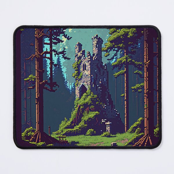 Item preview, Ruined Tower Pixel Art designed and sold by AxeWave.
