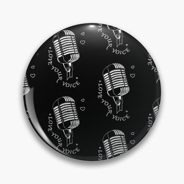 Item preview, Love your voice. Retro microphone. designed and sold by MusixT-Shirt.