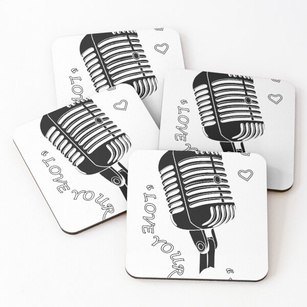 Item preview, Love your voice. Retro microphone. designed and sold by MusixT-Shirt.