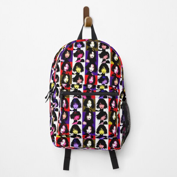 Item preview, Manga Anime Girl Red White Blue Themed Pop Art Shirt and Laptop Sticker Design by Zeesdesign on Redbubble designed and sold by ZEESDESIGN.