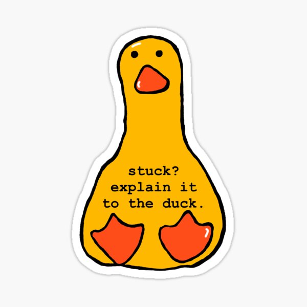 Item preview, Rubber Duck Programming designed and sold by emmalouisepaint.