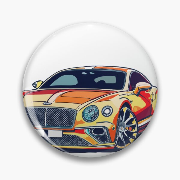 Artikelvorschau, Bentley Continental GT - Cartoon-Design entworfen und verkauft von PoppinDesigner.