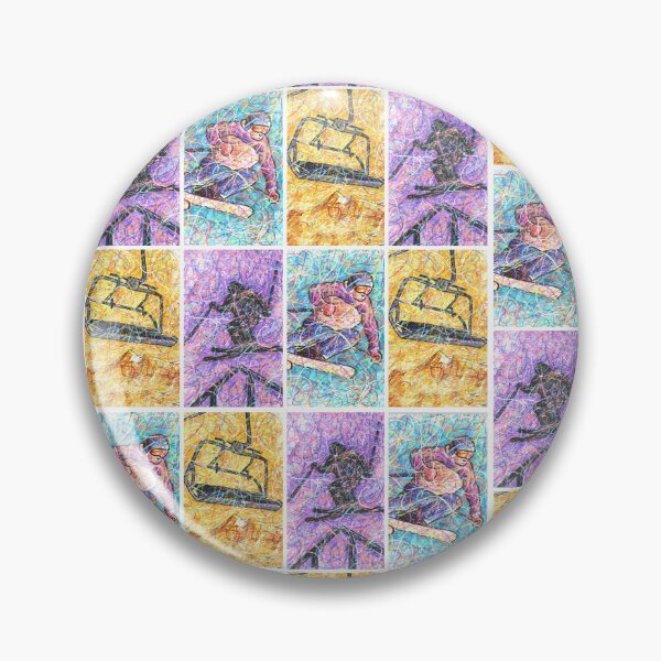 Item preview, Downhill Skiing designed and sold by Kitslam Art.