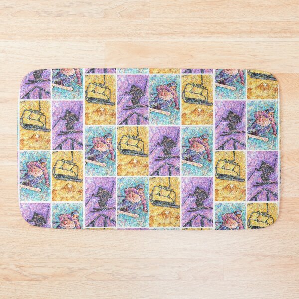 Item preview, Downhill Skiing designed and sold by Kitslam Art.