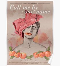 Póster Call me by your name (Luca Guadagnino, 2017)