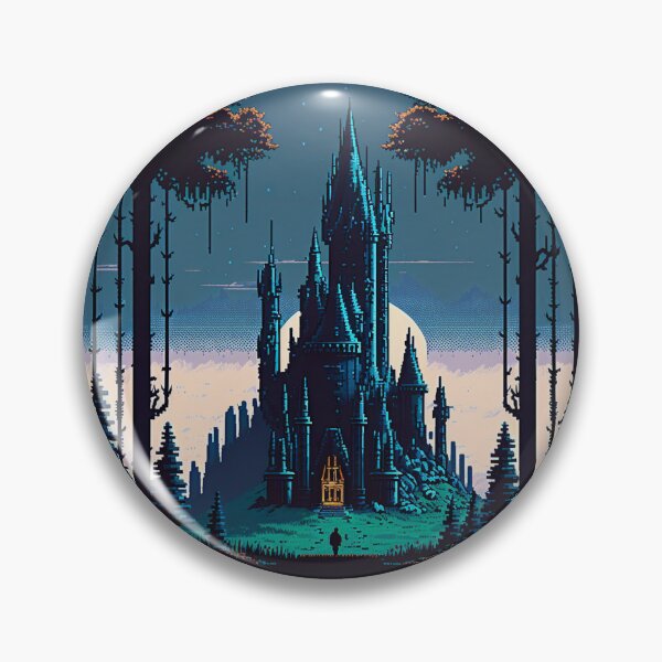 Item preview, Dark Castle Pixel Art designed and sold by AxeWave.