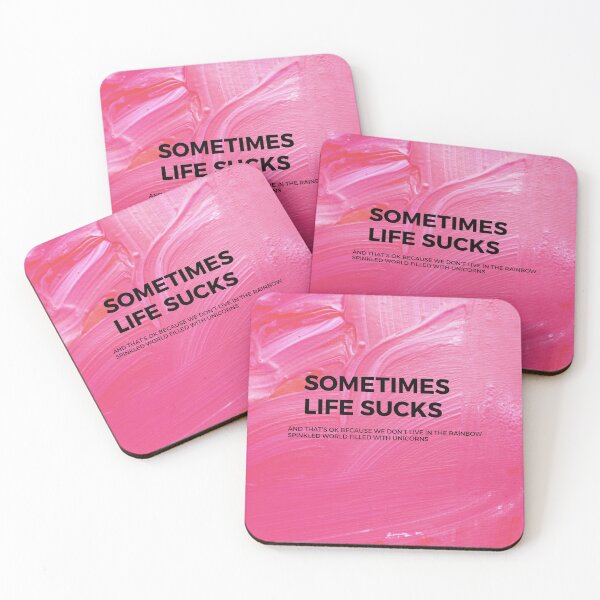 Item preview, Sometimes life sucks designed and sold by MMysteryArtist.