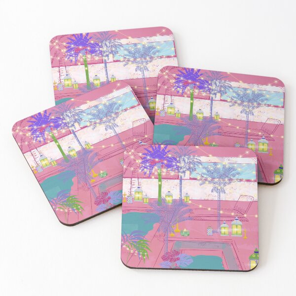 Item preview, Copy of Pool and palms, lanterns, water,  designed and sold by Sugar Wisdom .