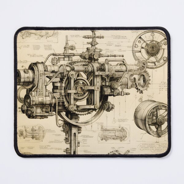 Item preview, Cogged Machine Blueprint designed and sold by dcrc.