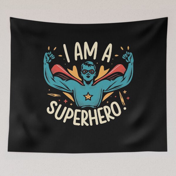 Item preview, Pretend Im A Superhero Funny Halloween Day Costume Cartoon Gift designed and sold by TMelonShop.