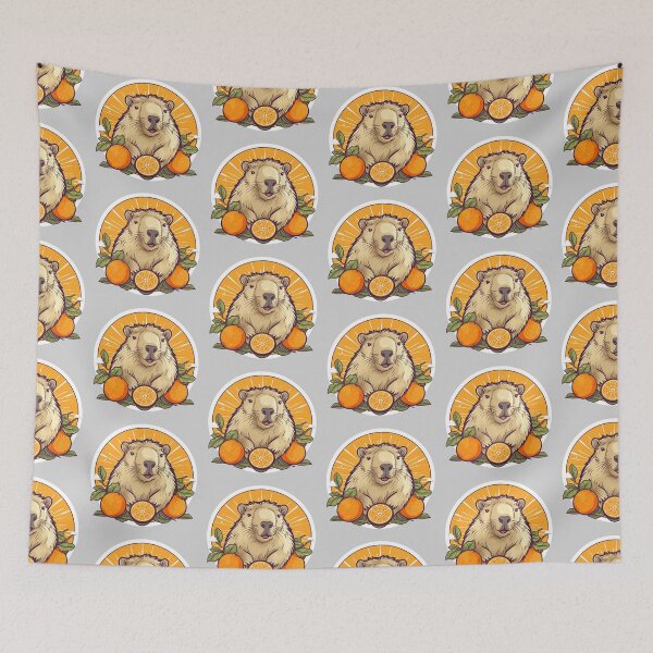 Item preview, Capybara Orange designed and sold by FTS-Studio.