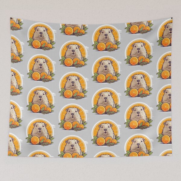Item preview, Capybara Orange designed and sold by FTS-Studio.