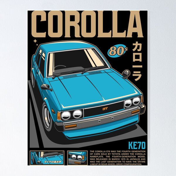 Item preview, Corolla KE70 designed and sold by squeal tires.