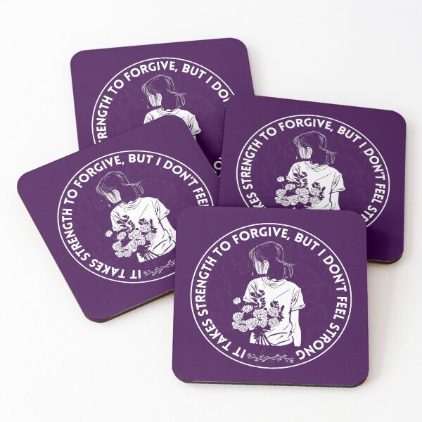 Item preview, The Grudge GUTS Girl Purple Flowers Lyrics Design  designed and sold by doria-photos.