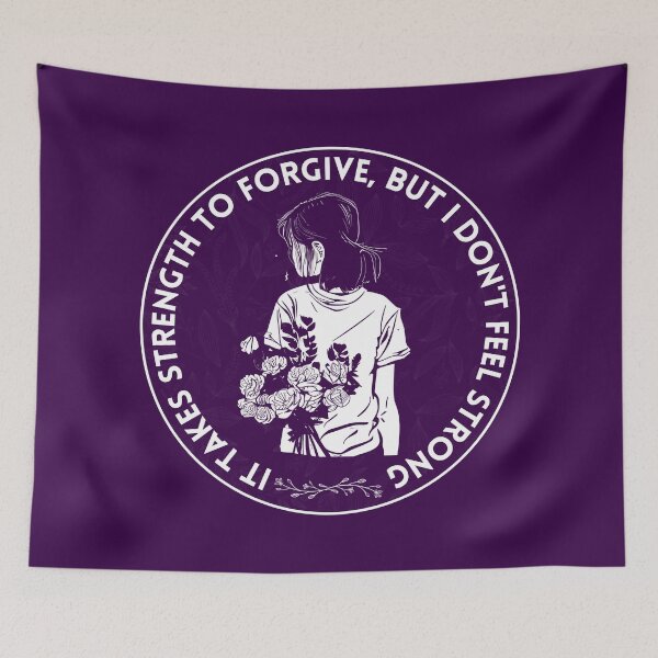 Item preview, The Grudge GUTS Girl Purple Flowers Lyrics Design  designed and sold by doria-photos.