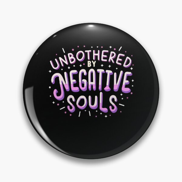 Item preview, Unbothered By Negative Souls Positive Black African American Gift designed and sold by TMelonShop.