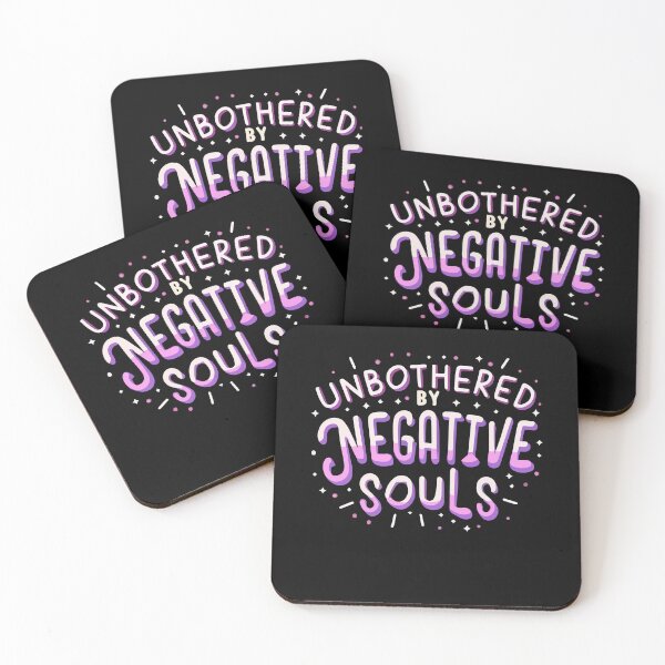 Item preview, Unbothered By Negative Souls Positive Black African American Gift designed and sold by TMelonShop.