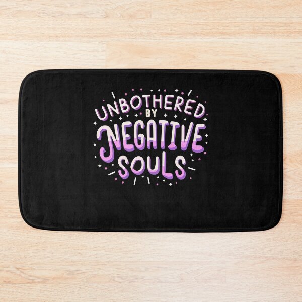 Item preview, Unbothered By Negative Souls Positive Black African American Gift designed and sold by TMelonShop.