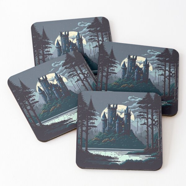 Item preview, Dark Castle Pixel Art designed and sold by AxeWave.