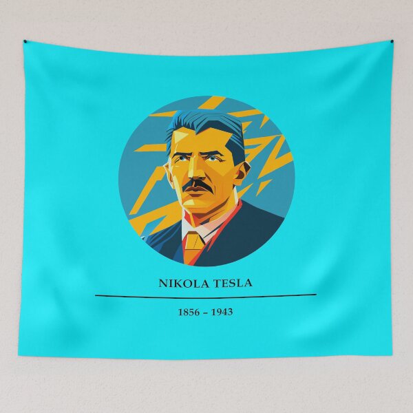 Item preview, Nikola Tesla (1856 – 1943) [Ai Generated Vector Art] designed and sold by VitYanakorn.