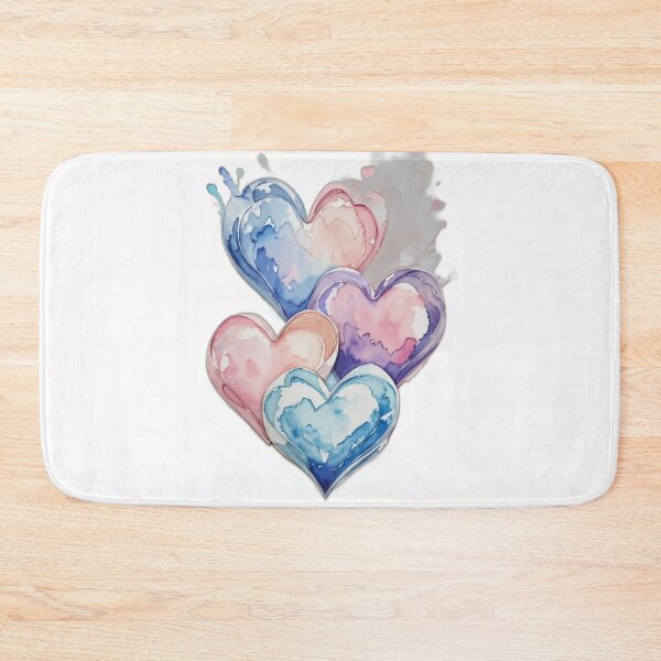 Item preview, 4 Heart on water color designed and sold by Abhijeet117.