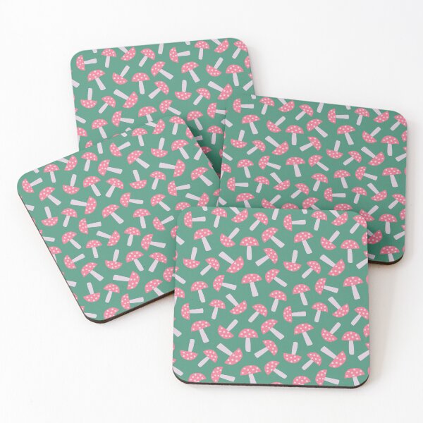 Item preview, Illustration mushrooms pattern designed and sold by AFJ-Creative.