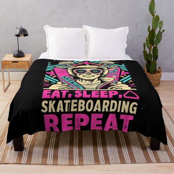 Item preview, EAT.SLEEP.SKATEBOARDING.REPEAT VINTAGE DESIGN designed and sold by limos.
