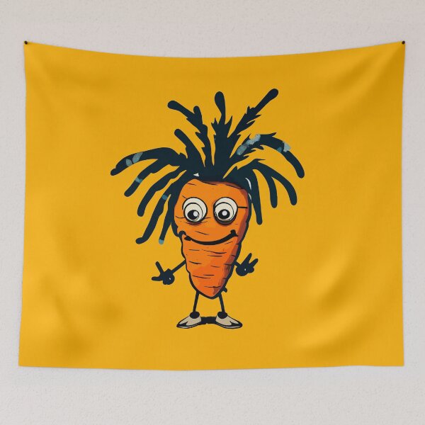 Item preview, Cool funny Rasta carrot designed and sold by TomFrontierArt.