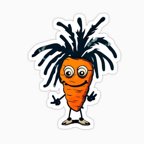 Item preview, Cool funny Rasta carrot designed and sold by TomFrontierArt.