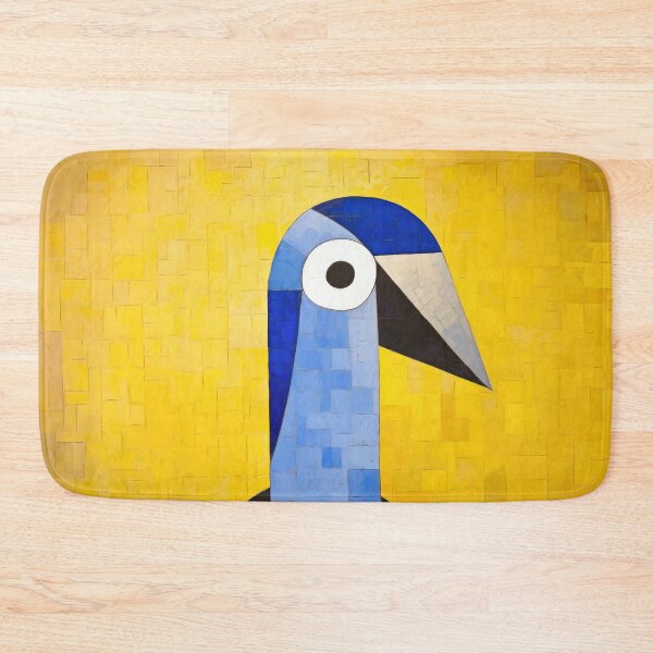 Item preview, Abstract Bird on Yellow Patchwork designed and sold by YoPedro.