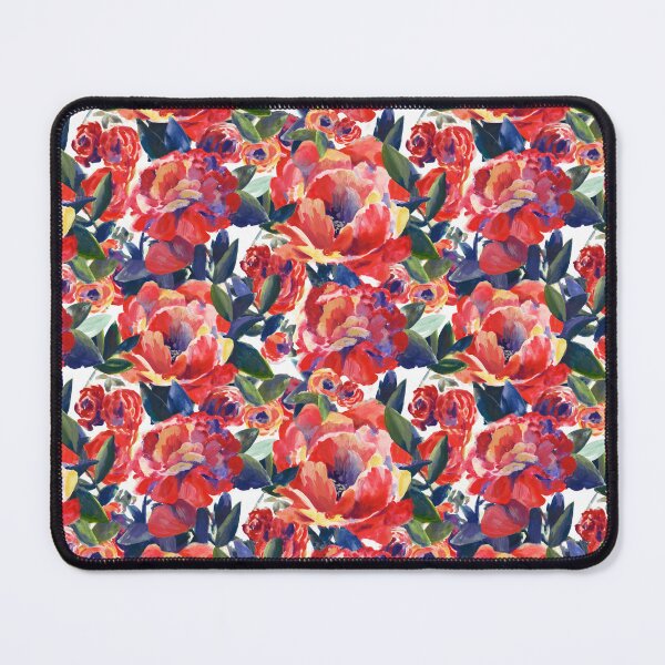 Item preview, Peonis grand floral handpainted designed and sold by Alessandro Remo Mazzoni Remotextiles.