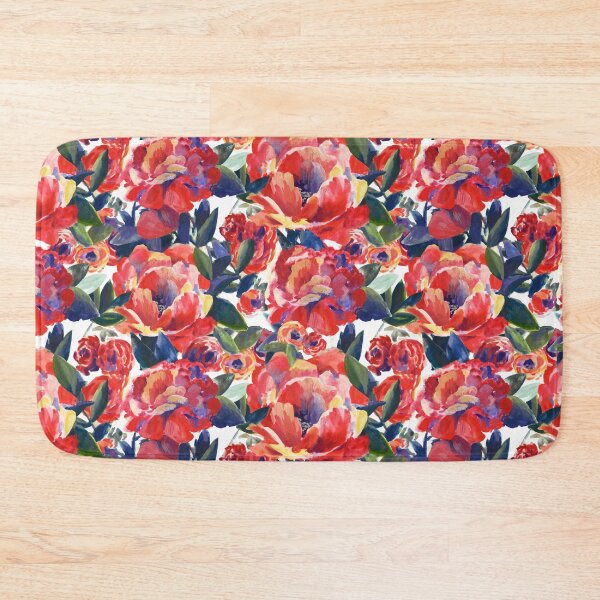 Item preview, Peonis grand floral handpainted designed and sold by Alessandro Remo Mazzoni Remotextiles.