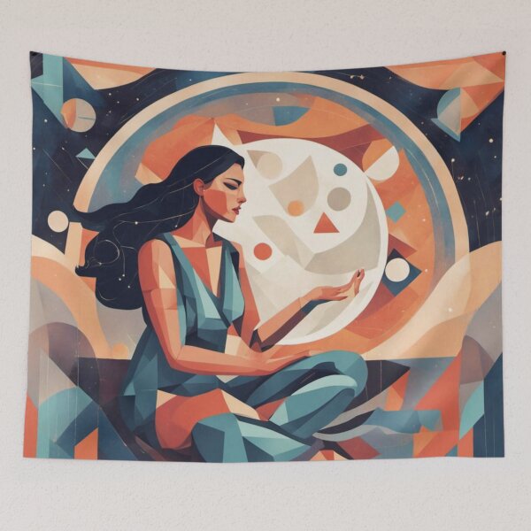 Item preview, Mindful Moon Woman. - 13th Edition. designed and sold by TheMindfulExpat.