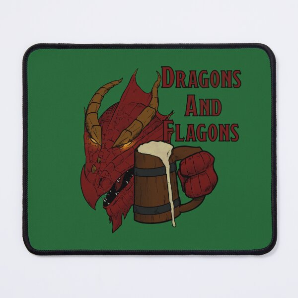 Item preview, Dragons And Flagons Logo designed and sold by NotoriousPopArt.