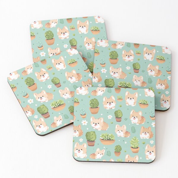 Item preview, Corgi and Cactus designed and sold by Furrific.