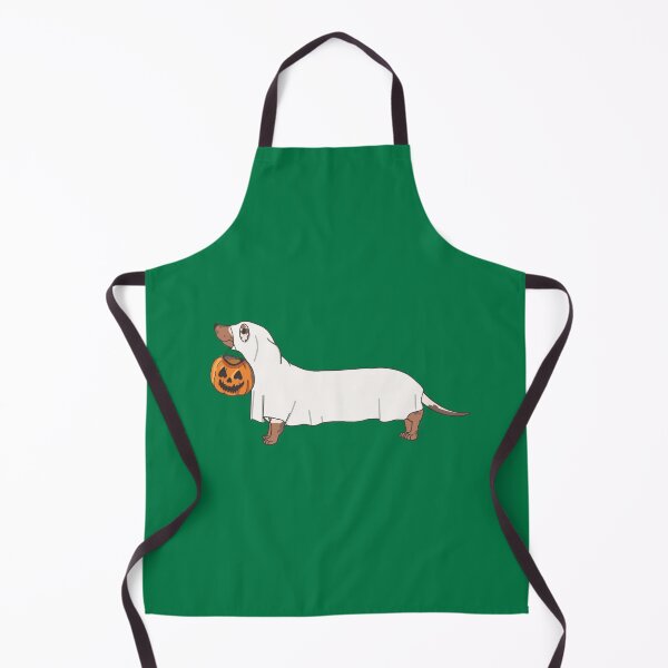 Item preview, Halloween dachshund brown dot ghost designed and sold by Itsdomd.