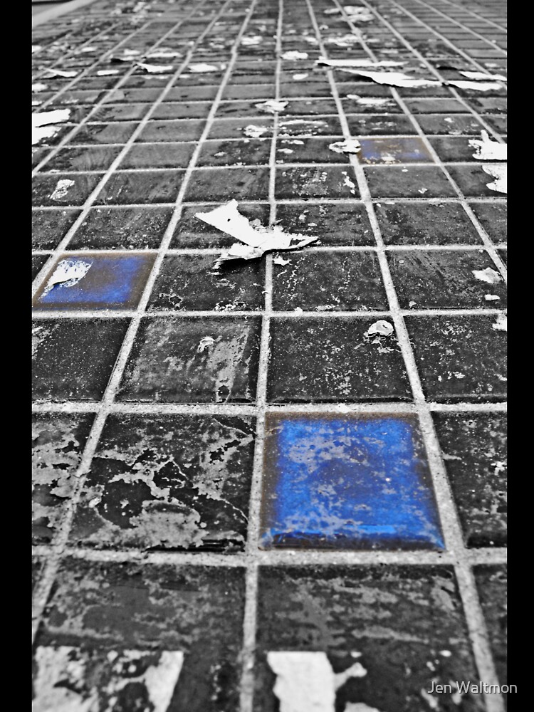 Thumbnail 7 of 7, Oversized T-Shirt, Blue Tiles from Tron designed and sold by Jdubphotog.