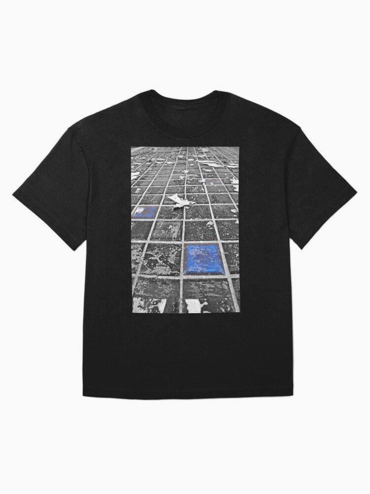 Thumbnail 3 of 7, Oversized T-Shirt, Blue Tiles from Tron designed and sold by Jdubphotog.